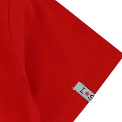 Lilly and Sid And Sid Red Fish Applique T-Shirt in Red