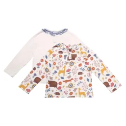 Lilly and Sid Anml And E Top 2pk in Neutral