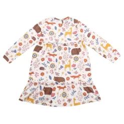 Lilly and Sid Anml Jersy Dress in Multi