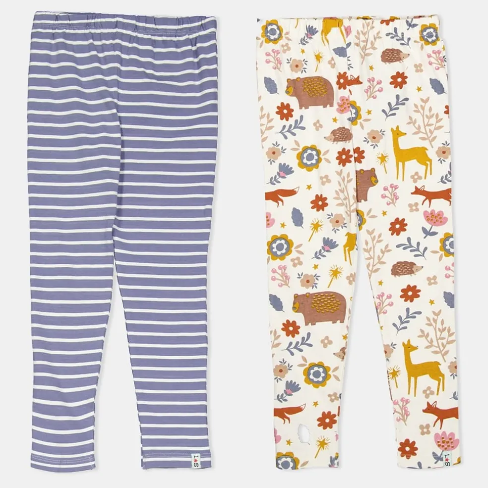 Lilly and Sid Anml S Lgng 2pk in Blue