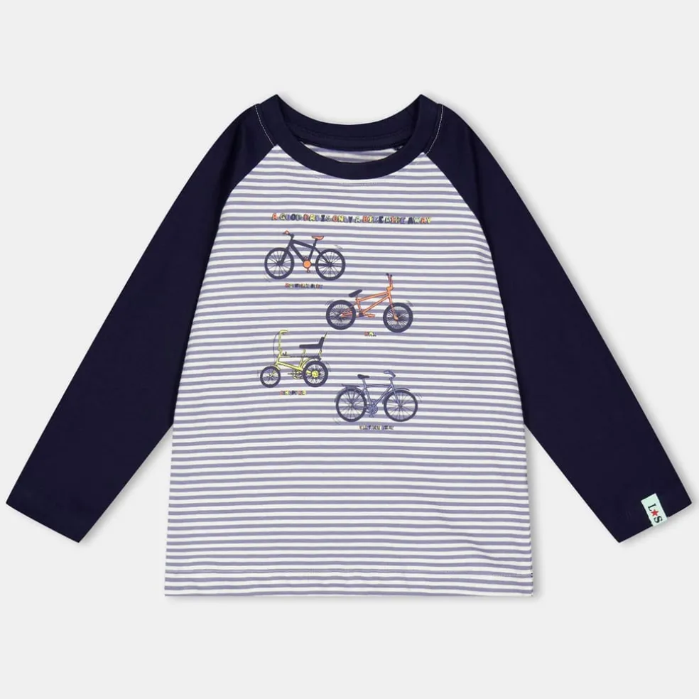 Lilly and Sid Bike Types Top in Multi