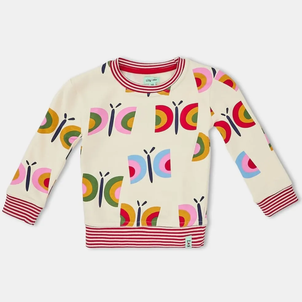 Lilly and Sid Butterfly Swtsht in Multi