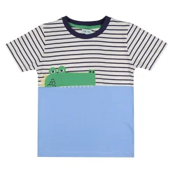 Lilly and Sid Cut + Sew Croc T in Multi