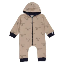 Lilly and Sid Dino Pr Onesie in Brown