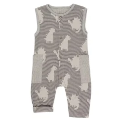 Lilly and Sid Dino Rvrsbl Dngr in Grey