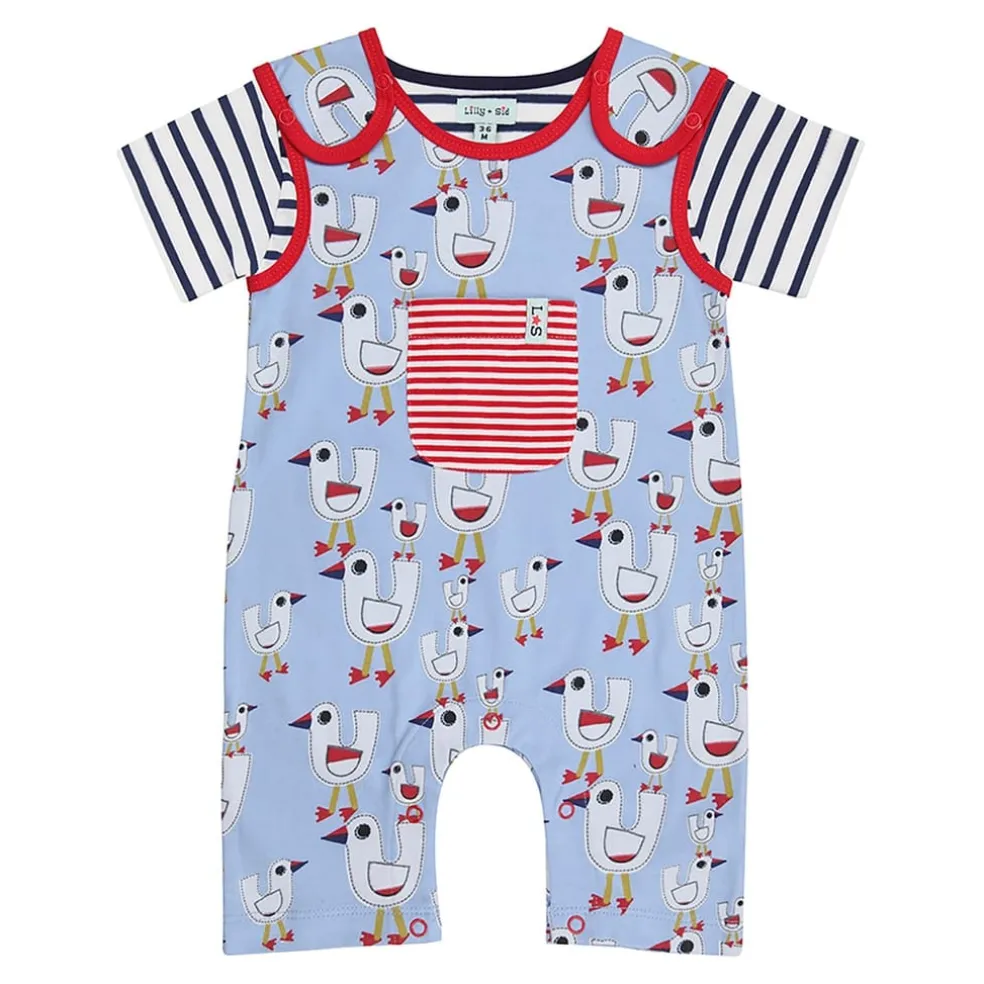 Lilly and Sid Dngree And Tee Set in Multi