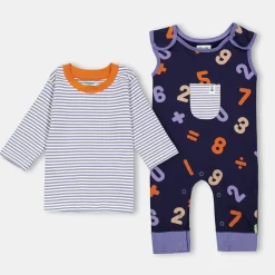 Lilly and Sid Dungr Top Set in Multi