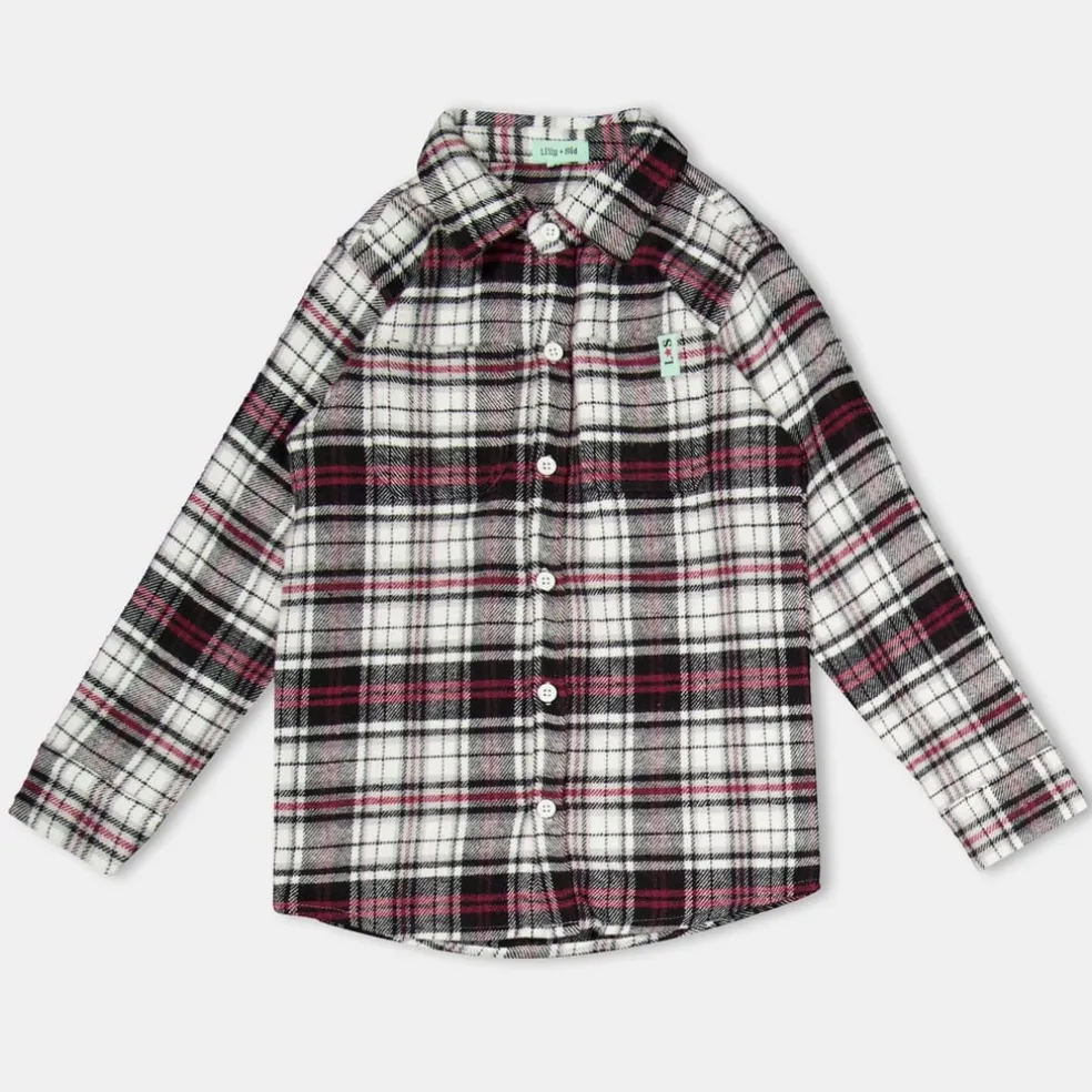 Lilly and Sid Flannel Shirt in Multi