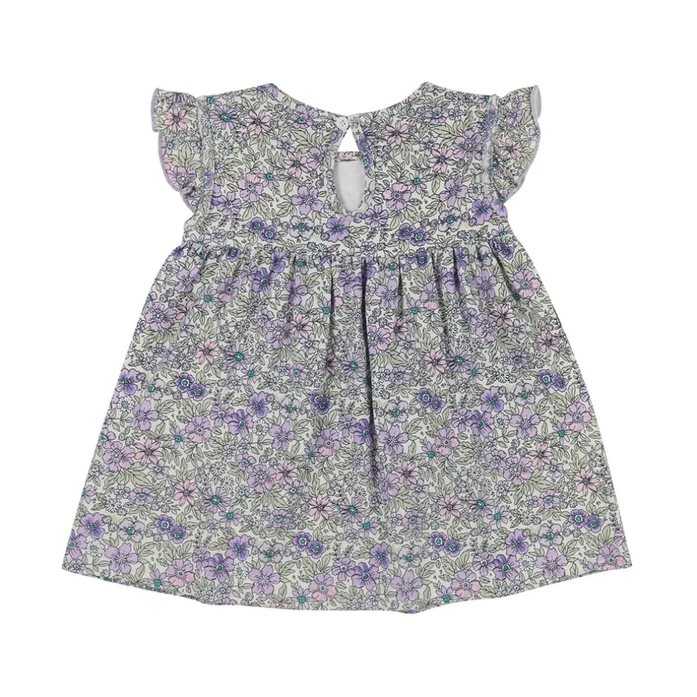 Lilly and Sid Flower Drs Lgng in Multi