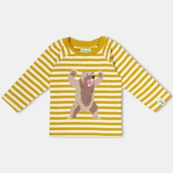 Lilly and Sid Grzly Br Str Top in Yellow