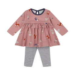 Lilly and Sid Ltl Deer Set in Multi