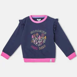 Lilly and Sid Need Bees Swtsht in Blue