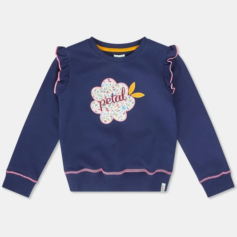 Lilly and Sid Petal Sweatshirt in Multi
