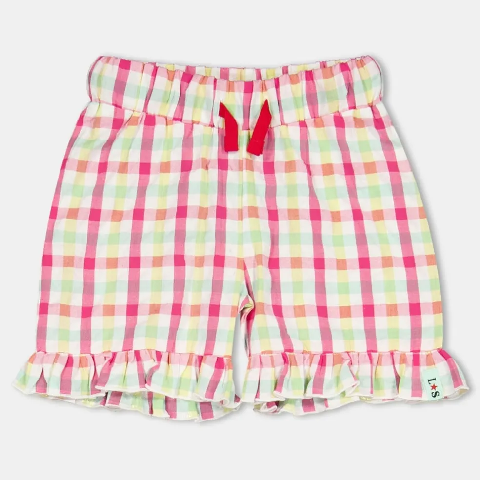 Lilly and Sid Picnic Check Sht in Multi