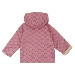 Lilly and Sid Rainbow Raincoat in Pink