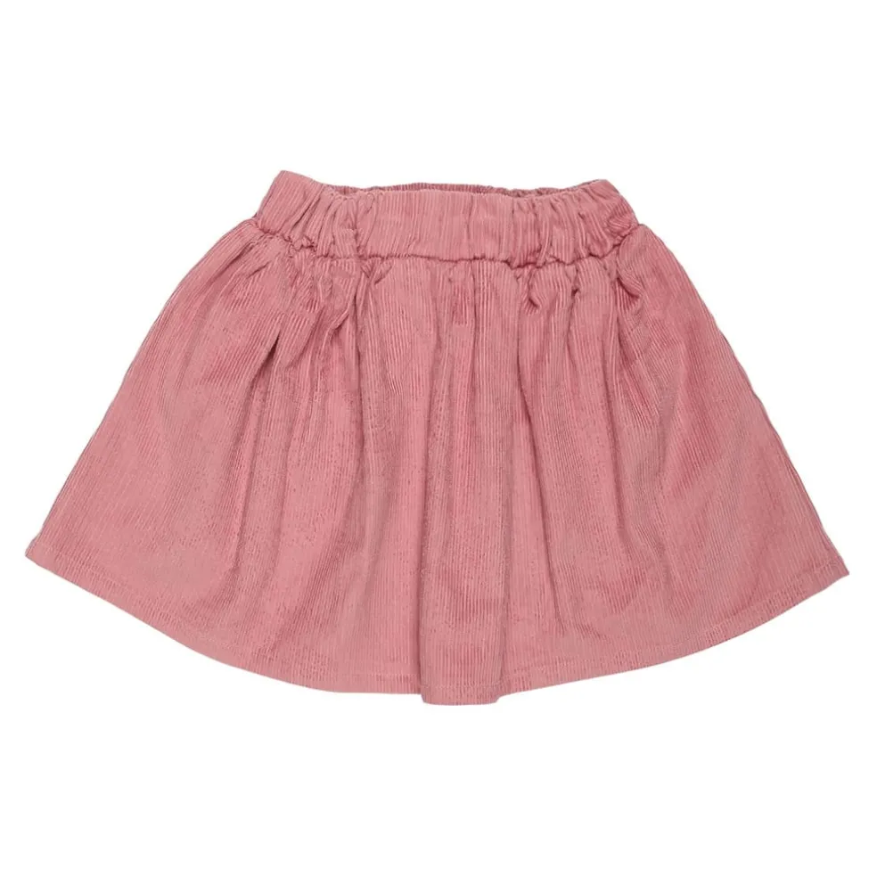 Lilly and Sid Rnbow Cord Skirt in Multi