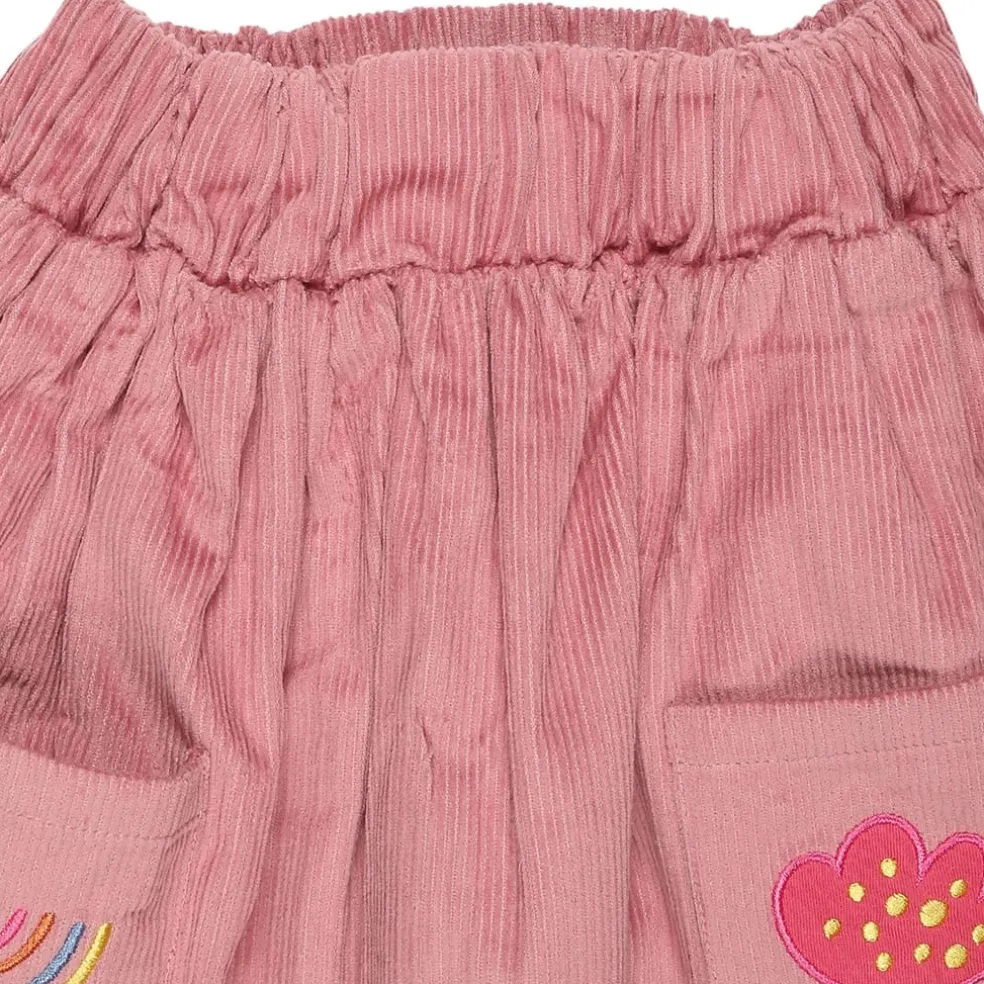 Lilly and Sid Rnbow Cord Skirt in Multi