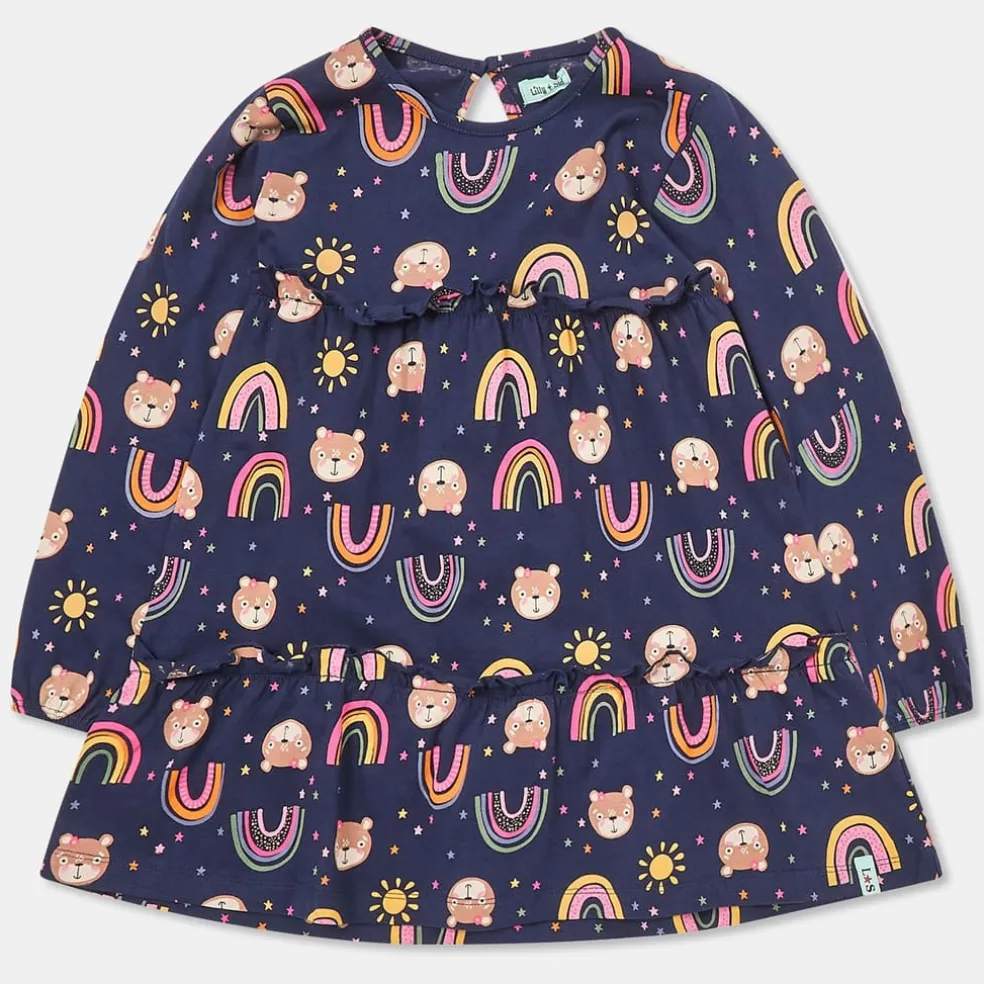 Lilly and Sid Rnbow Tiered Drs in Multi