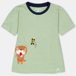 Lilly and Sid Sid Busy Str Tee in Green