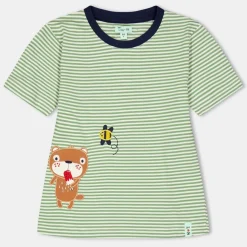 Lilly and Sid Sid Busy Str Tee in Green