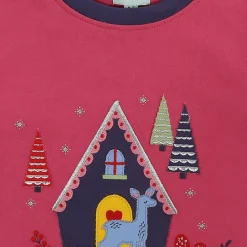 Lilly and Sid Sparkle Deer Top in Multi