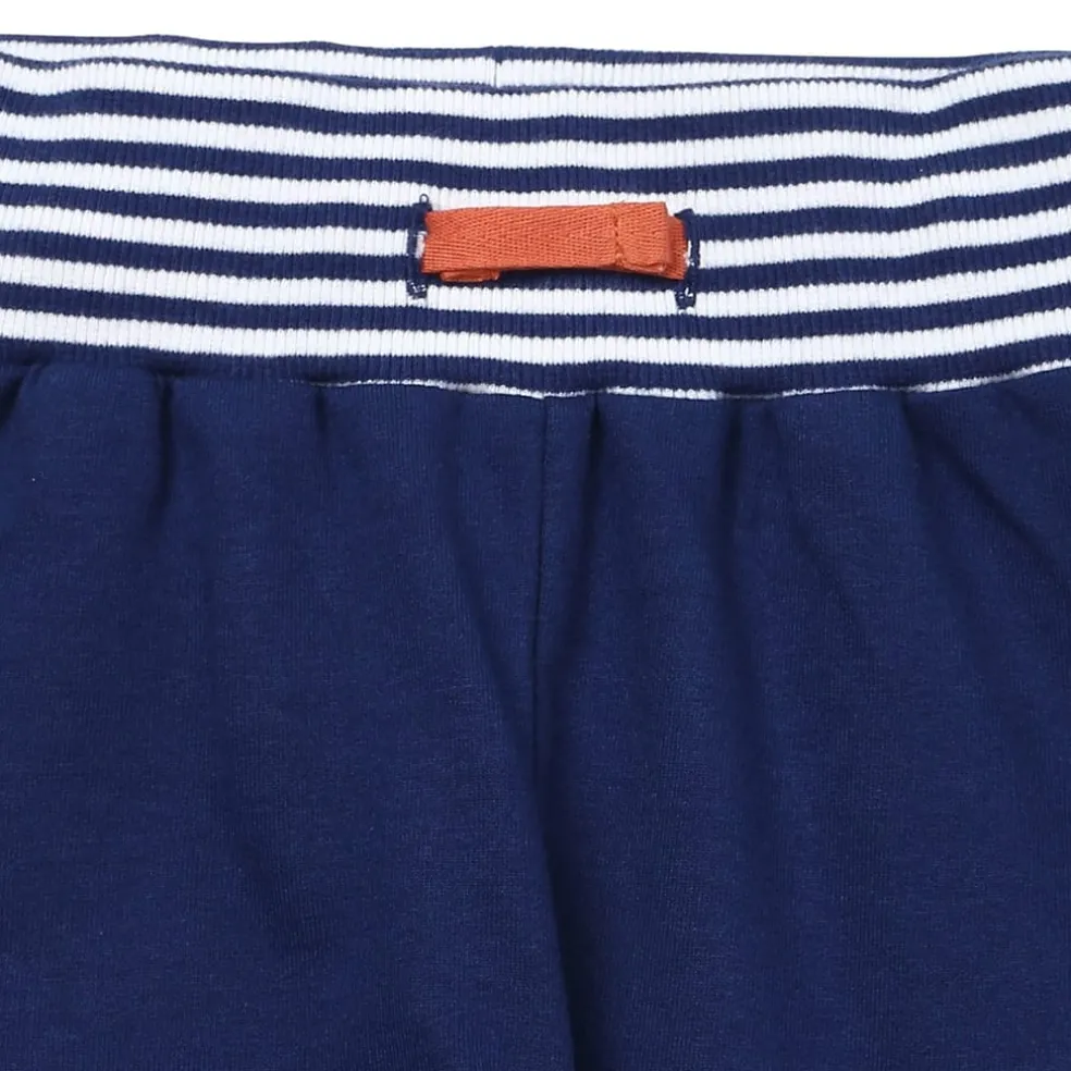 Lilly and Sid Star Knee Joggers in Blue