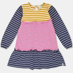 Lilly and Sid Str Tiered Dress in Multi