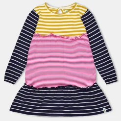 Lilly and Sid Str Tiered Dress in Multi