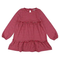 Lilly and Sid Str Tiered Dress in Pink
