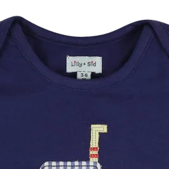 Lilly and Sid Stripe Short Set in Blue