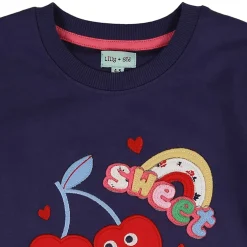 Lilly and Sid Sweet Sweatshirt in Blue