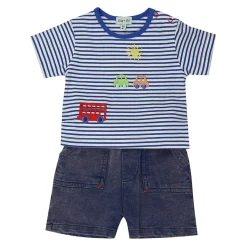 Lilly and Sid Transport Sh Set in Multi