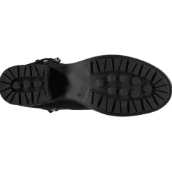 Linea Buckle Boots in Black