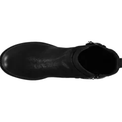 Linea Buckle Boots in Black