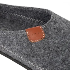 Linea Mens Slippers in Grey