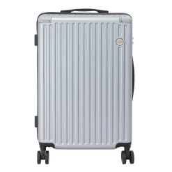 Linea Metal Suitcase in Silver