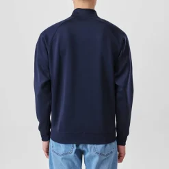 lonsdale 2 Stripe Track Top in Blue