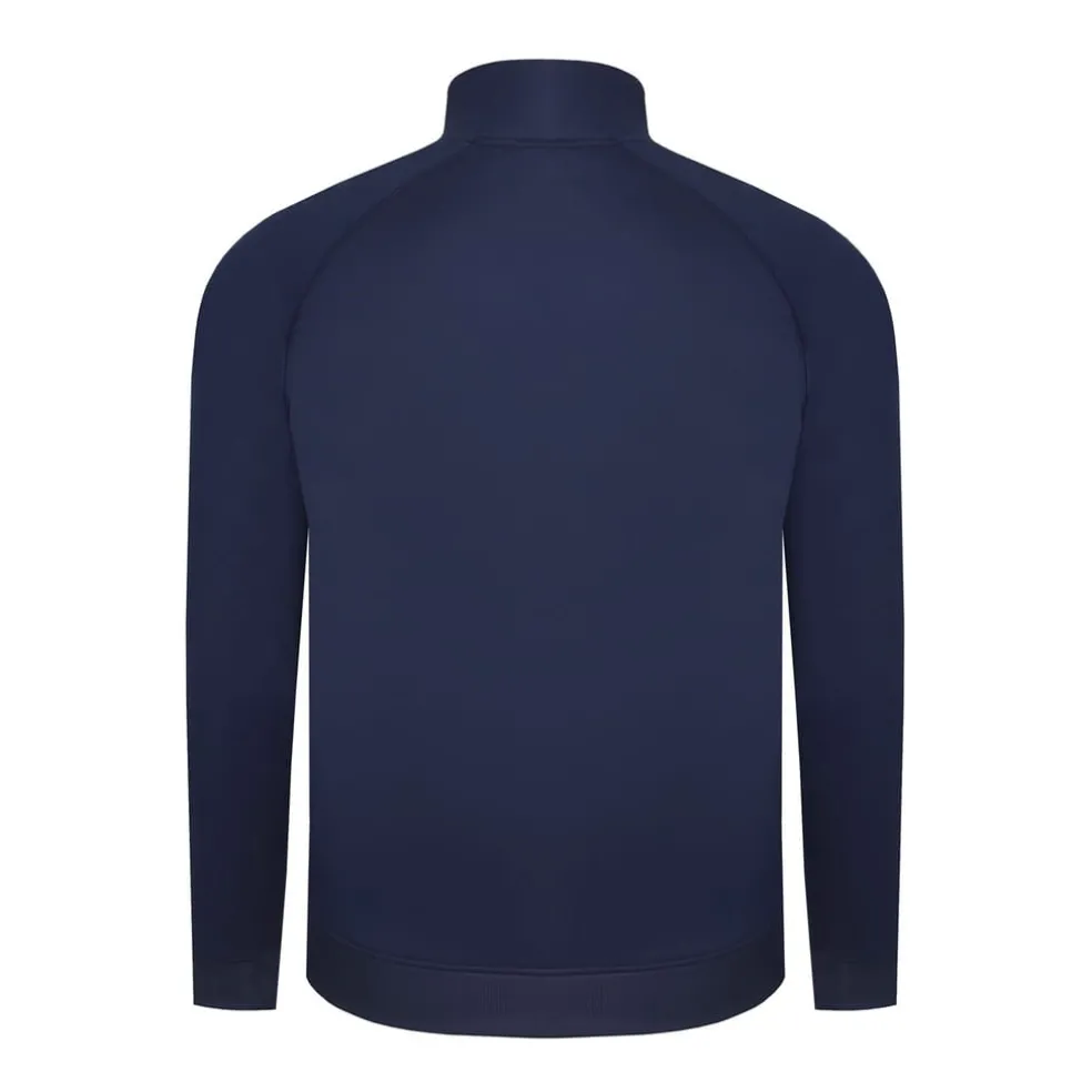 lonsdale 2 Stripe Track Top in Blue