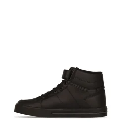 lonsdale Canons Childrens Hi Top Trainers in Black