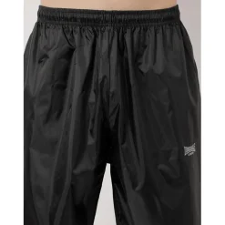 lonsdale Sauna Suit Zip Senior in Black