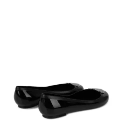 Love Moschino Jelly Ballet Pumps in Black