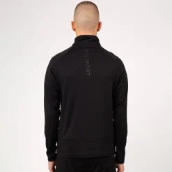 Luke 1977 Indicator Overhead Zip Funnel Neck Sweatshirt in Black