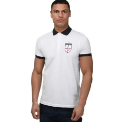 Luke 1977 Mens Bobbys Goal Polo Shirt in White