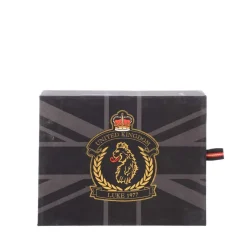 Luke 1977 Paisley Two Scarf in Navy