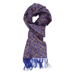 Luke 1977 Paisley Two Scarf in Blue