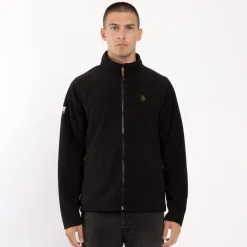 Luke 1977 St Saviours 2 Fleece Jacket in Black