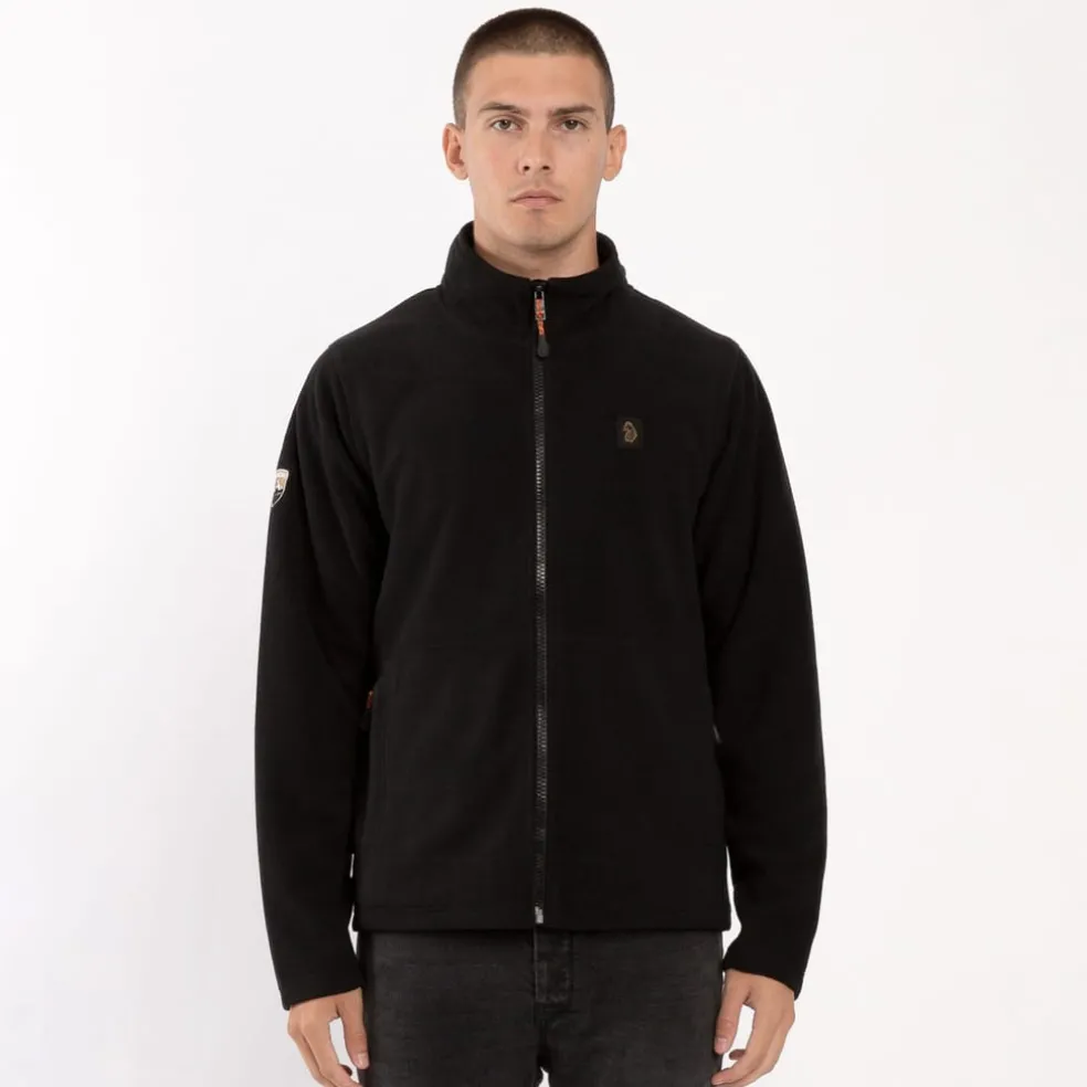 Luke 1977 St Saviours 2 Fleece Jacket in Black