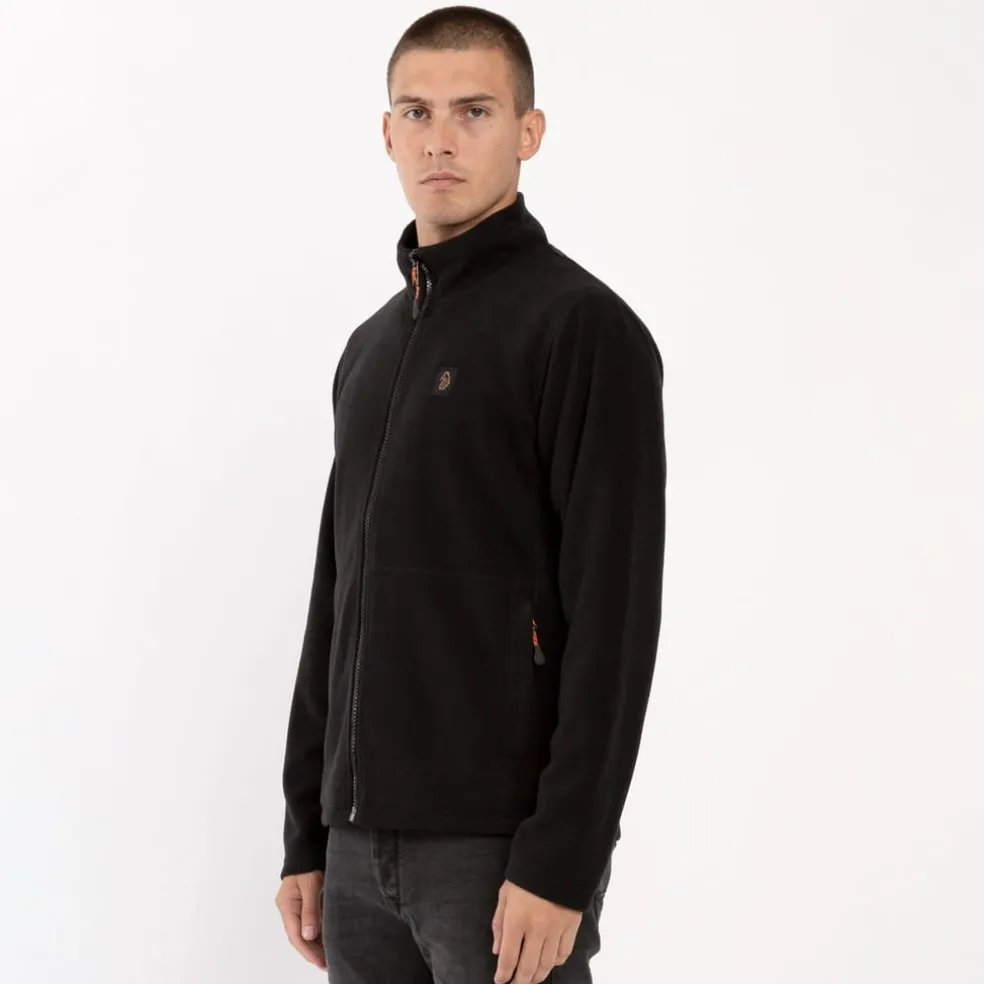 Luke 1977 St Saviours 2 Fleece Jacket in Black