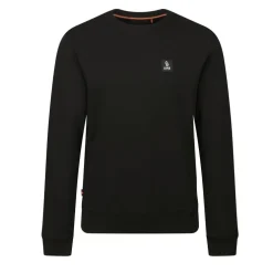 Luke 1977 Sycamore Back Print Sweatshirt in Black