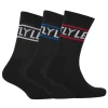 Lyle And Scott 3 Pack of Logo Sport Socks in Black